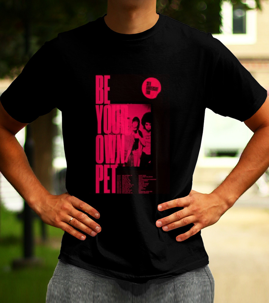Be Your Own Pet 20th Anniversary Tour 2026 T-Shirt