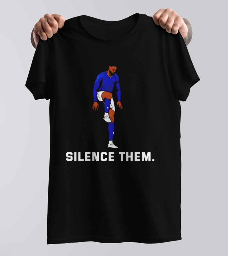 Beto #9 Everton FC Silence Them 2026 T-Shirt