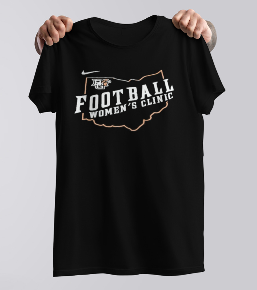 Nike BGSU Football Women's Clinic Ohio T-Shirt