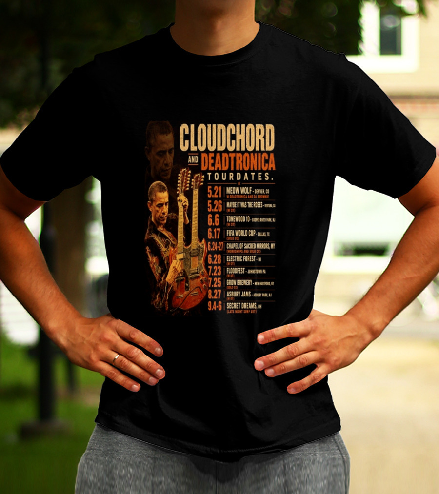 Cloudchord And Deadtronica Tourdates 2026 Meow Wolf Denver Secret Dreams Ohio T-Shirt