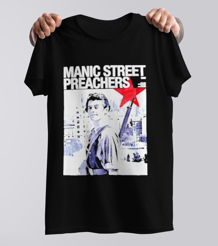 Manic Street Preachers Red Star Image T-Shirt