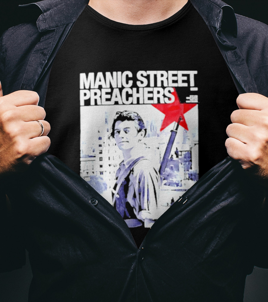 Manic Street Preachers Red Star Image T-Shirt