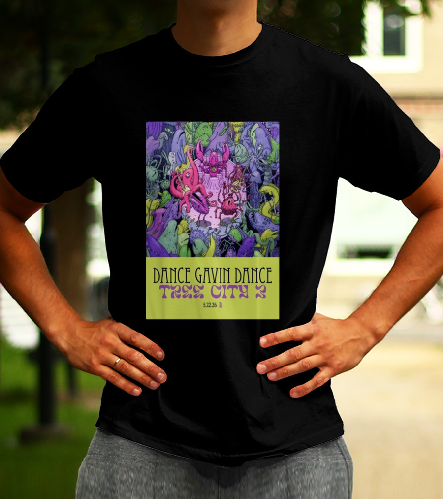 Dance Gavin Dance Tree City 2 May 22 2026 Concert T-Shirt