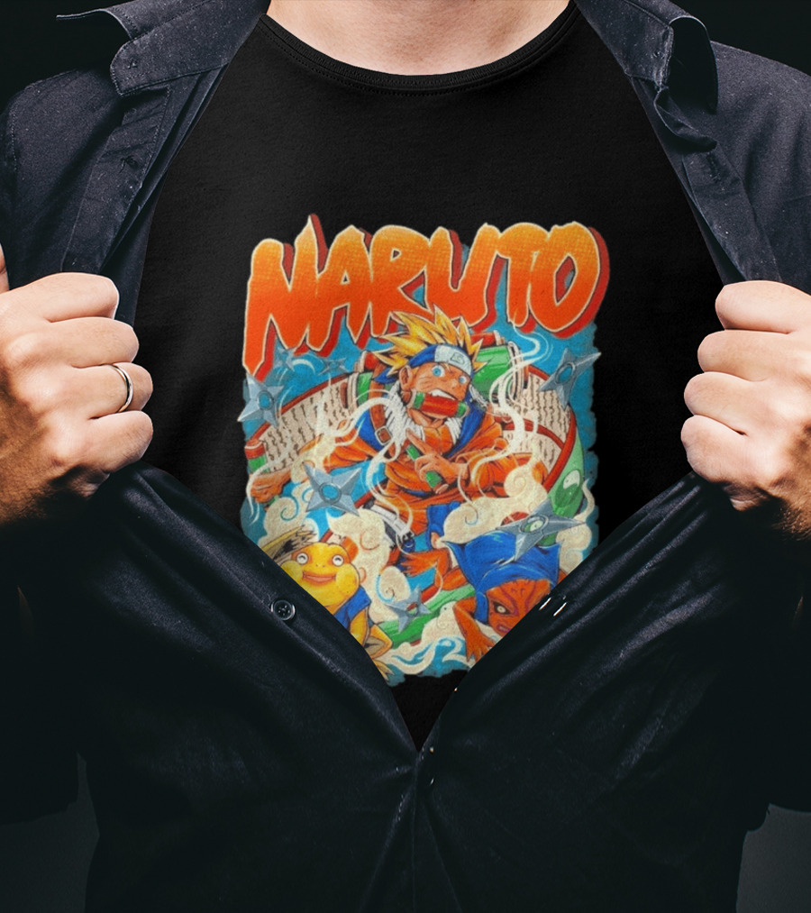 Naruto Uzumaki Toad Summoning Adventure Anime Ninja T-Shirt