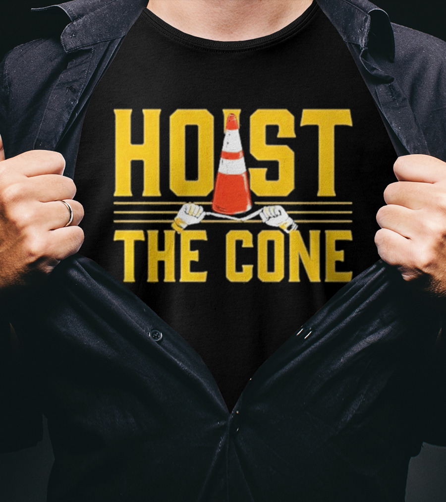 Pittsburgh Hoist The Cone Baseball Meme T-Shirt