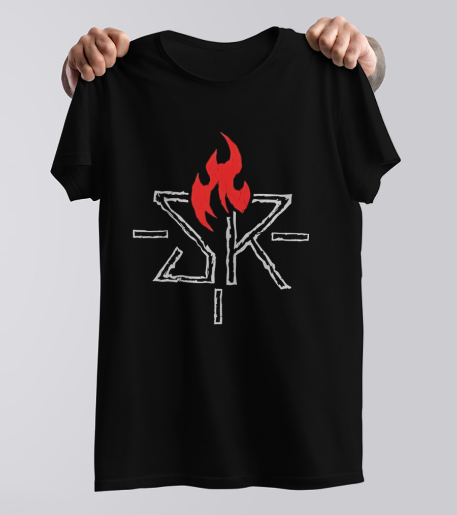 Seth Freakin Rollins SR Red Flame Wrestling T-Shirt