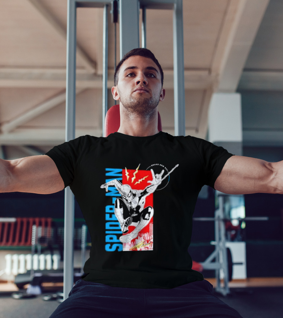 Spider Man Web Slinging Marvel Universe Brand New Day T-Shirt