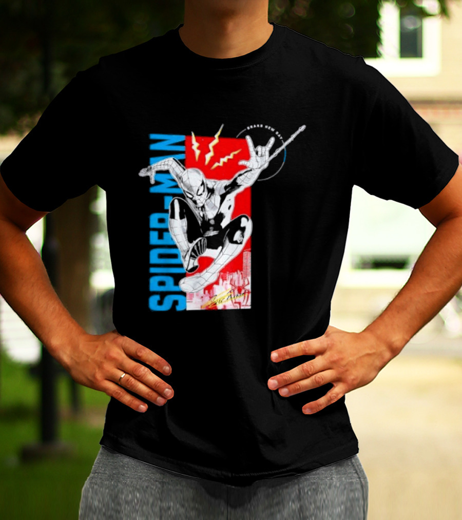 Spider Man Web Slinging Marvel Universe Brand New Day T-Shirt