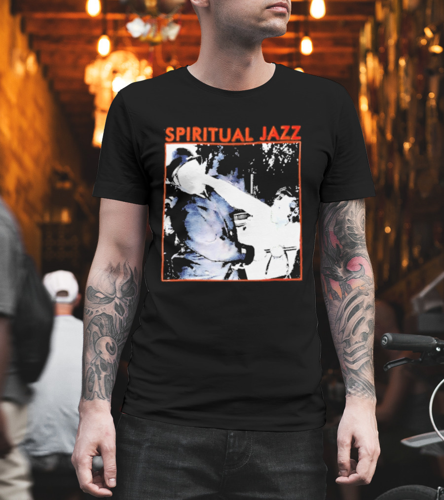 Spiritual Jazz Horn Player Watercolor T-Shirt