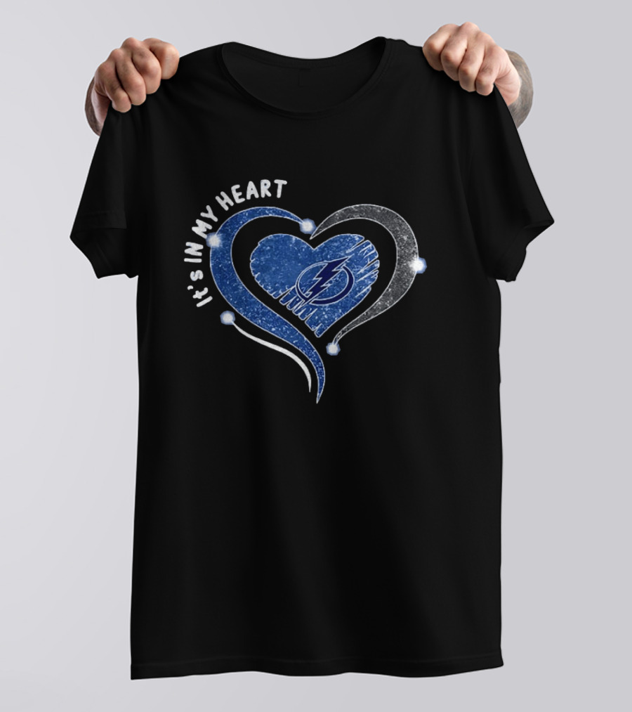 Tampa Bay Lightning It's In My Heart Hockey NHL 2026 T-Shirt