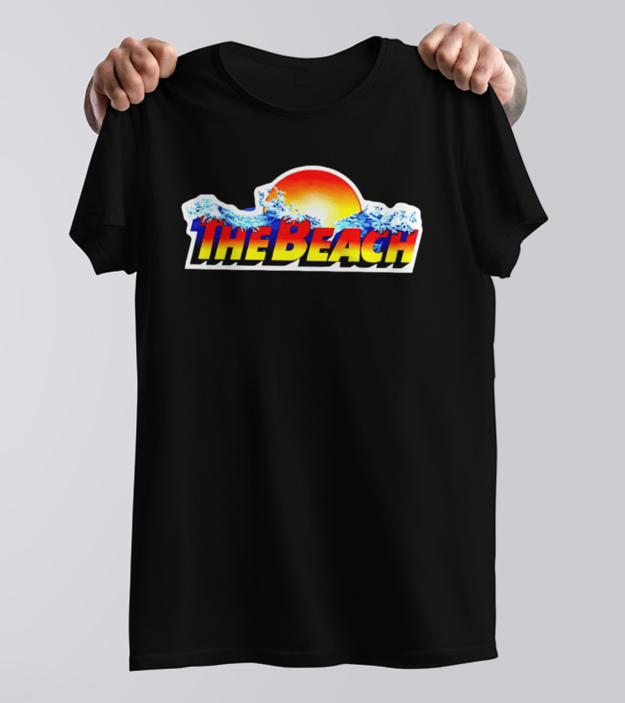 The Beach Waterpark Vintage Sunset Wave T-Shirt