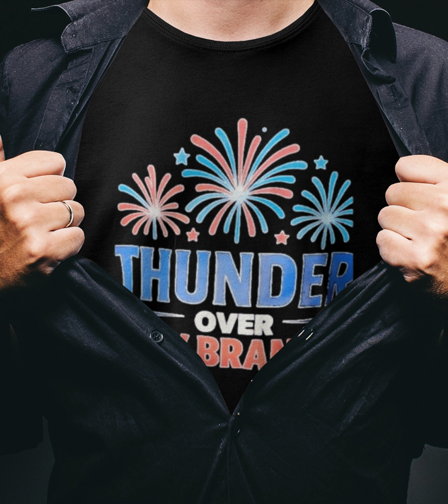 Thunder Over Dry Branch Fireworks Celebration Stars T-Shirt