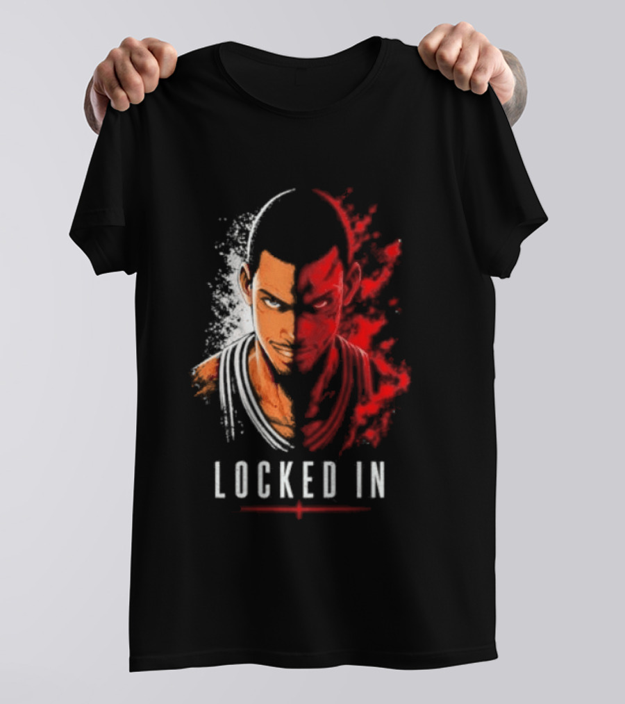 Victor Wembanyama Locked In Spurs Basketball Dual Color T-Shirt