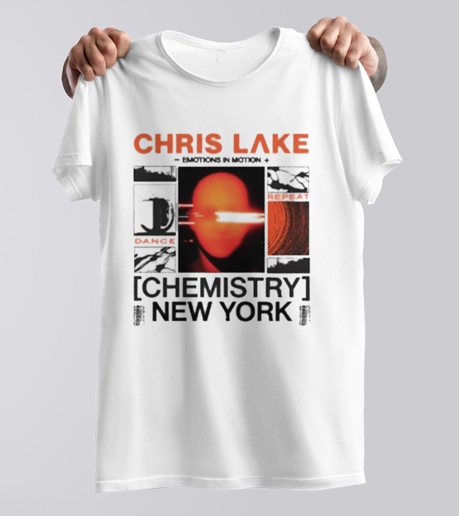 CHRIS LAKE Emotions In Motion Chemistry Dance New York T-Shirt
