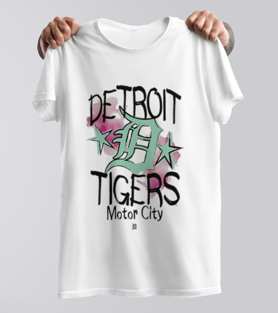 Detroit Tigers Motor City Punk Core Lifestyle T-Shirt