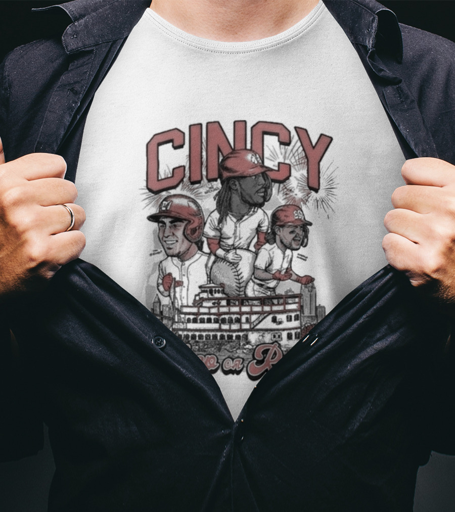 Cincy Keep On Rollin Baseball Cincinnati T-Shirt