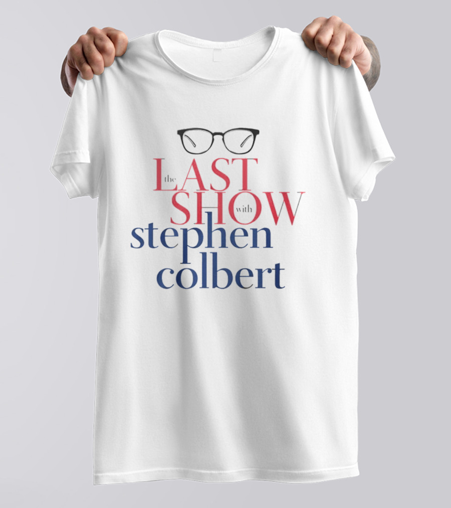 The Last Show With Stephen Colbert Glasses T-Shirt