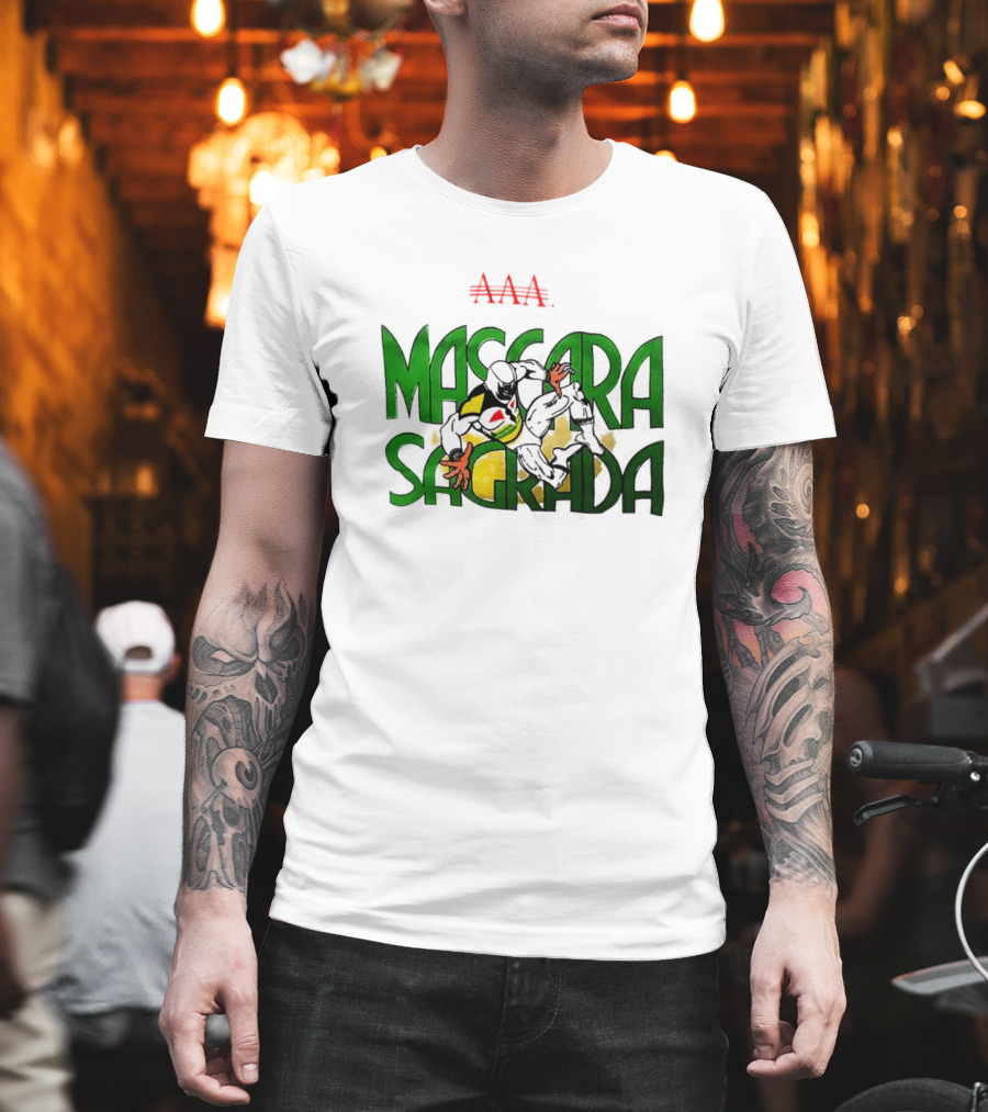 Máscara Sagrada AAA Lucha Libre Mexican Wrestling Hero T-Shirt