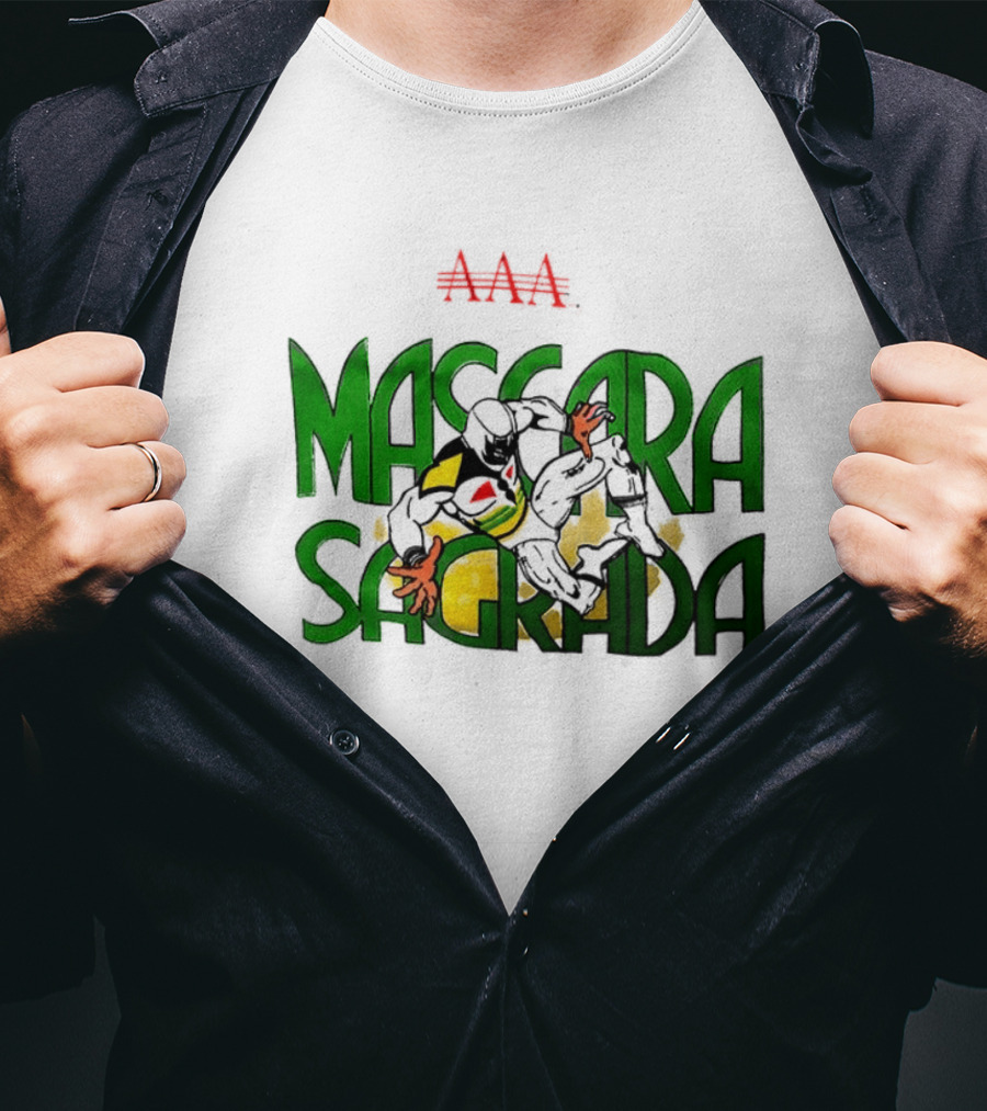 Máscara Sagrada AAA Lucha Libre Mexican Wrestling Hero T-Shirt