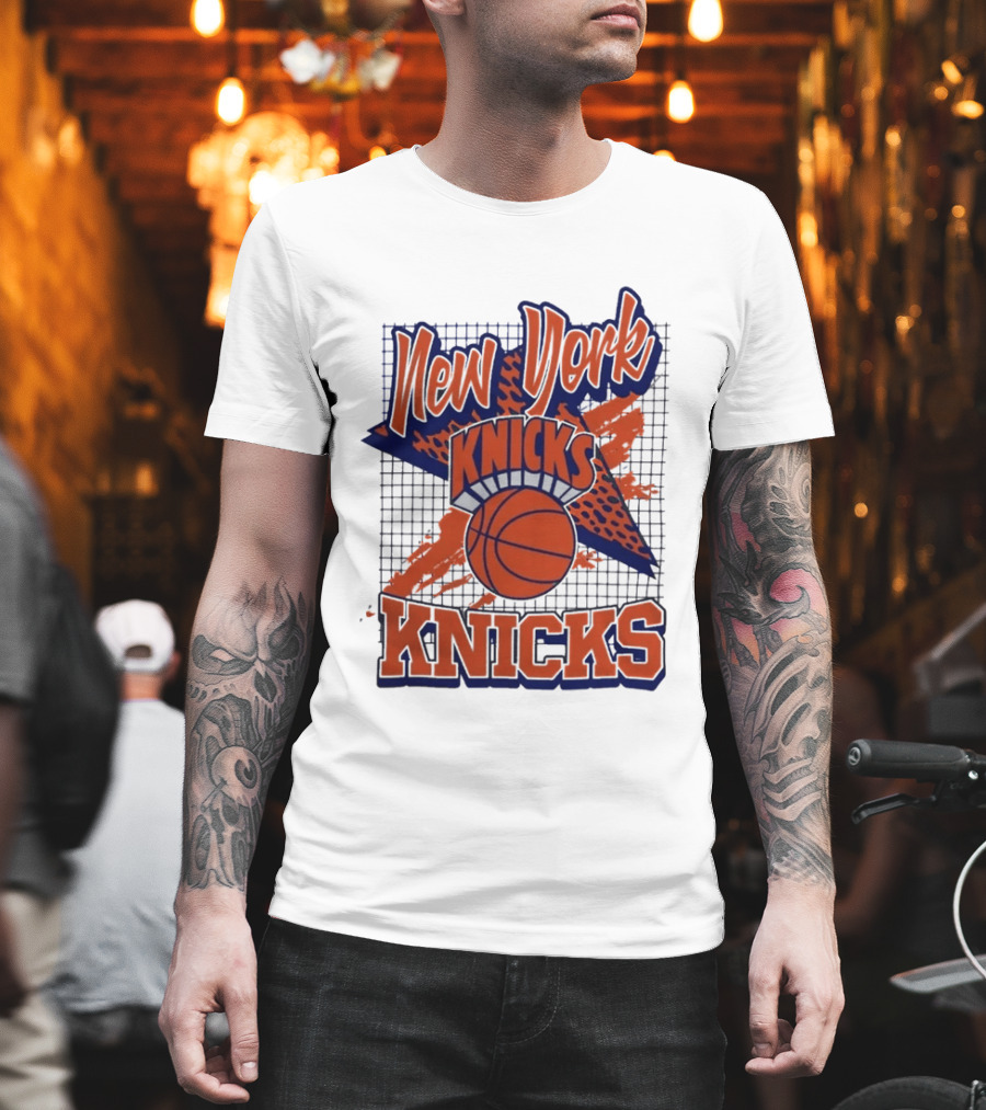 New York Knicks Hardwood Classics Vintage Basketball T-Shirt