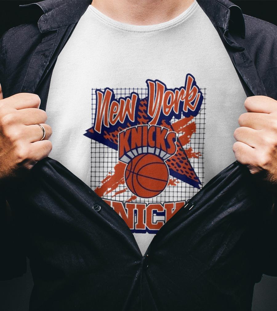 New York Knicks Hardwood Classics Vintage Basketball T-Shirt