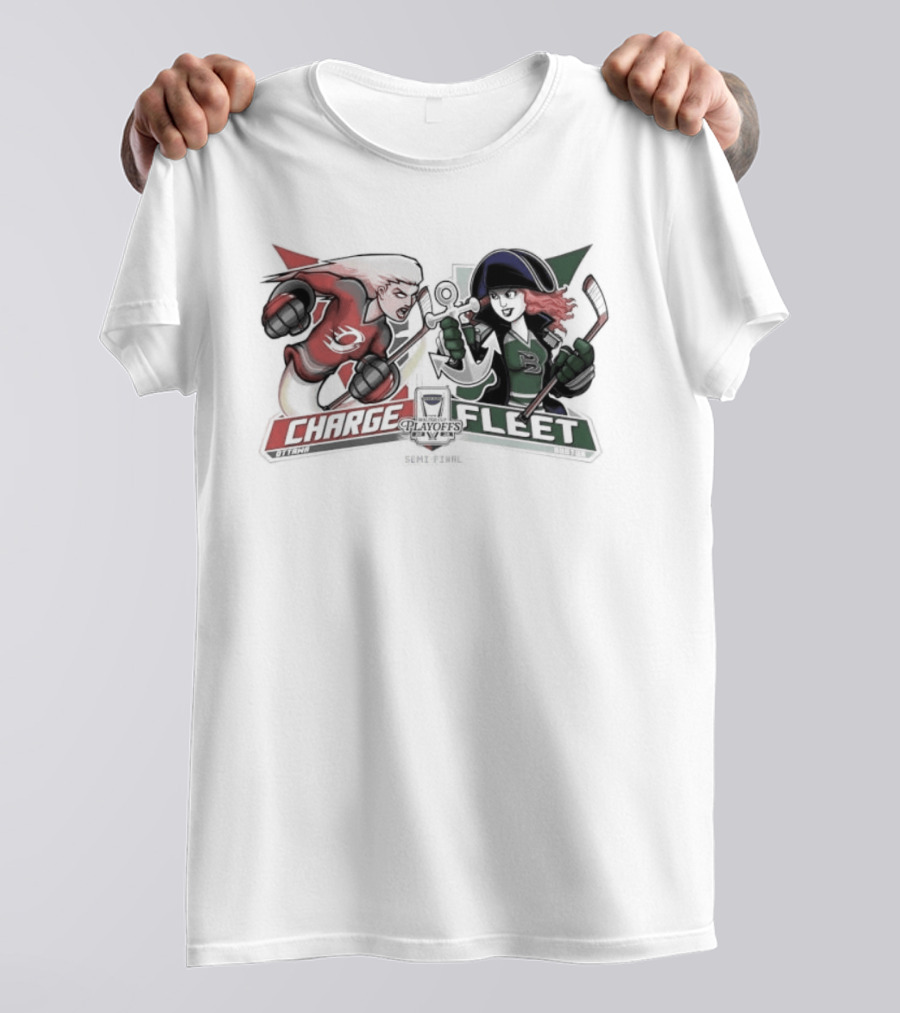 Ottawa Charge Vs Boston Fleet Walter Cup 2026 Head To Head Showdown T-Shirt