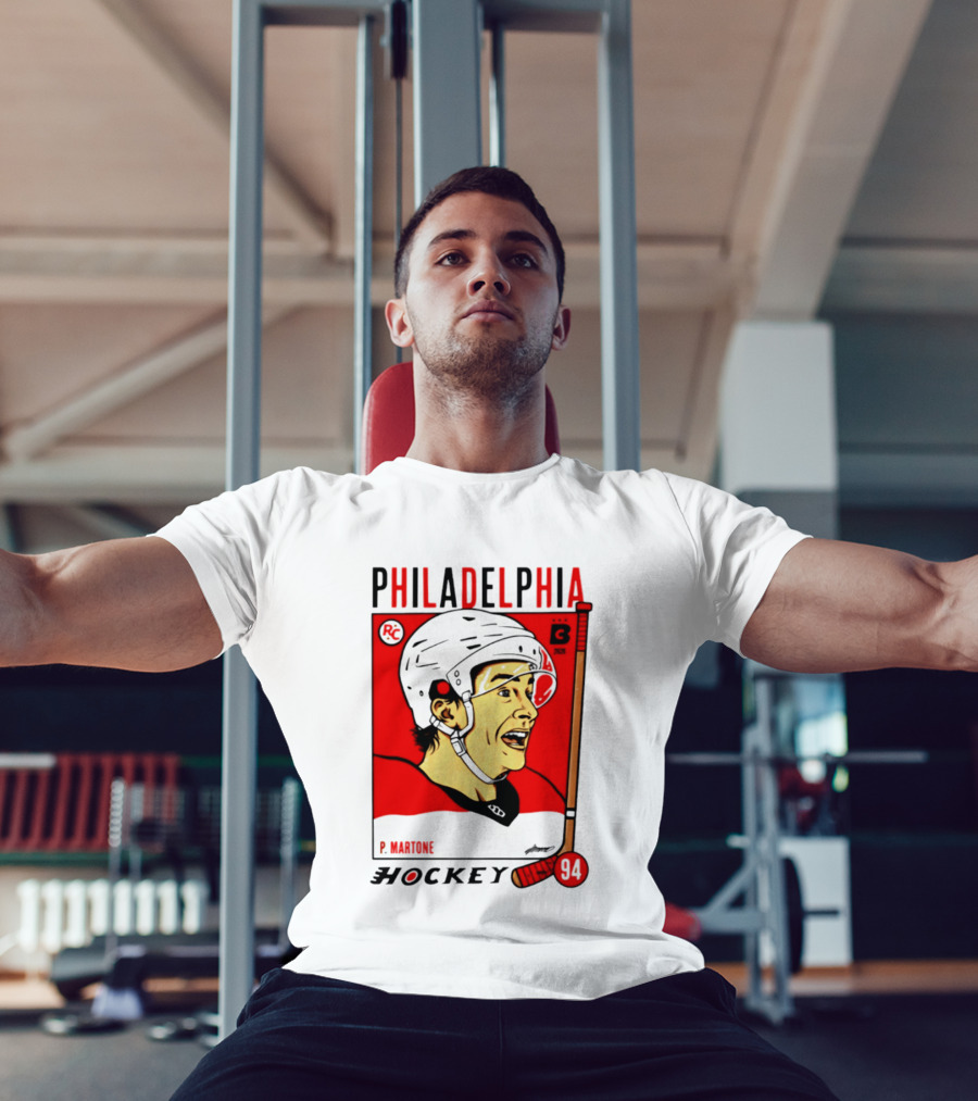Philadelphia Flyers P Martone 94 Hockey Player T-Shirt