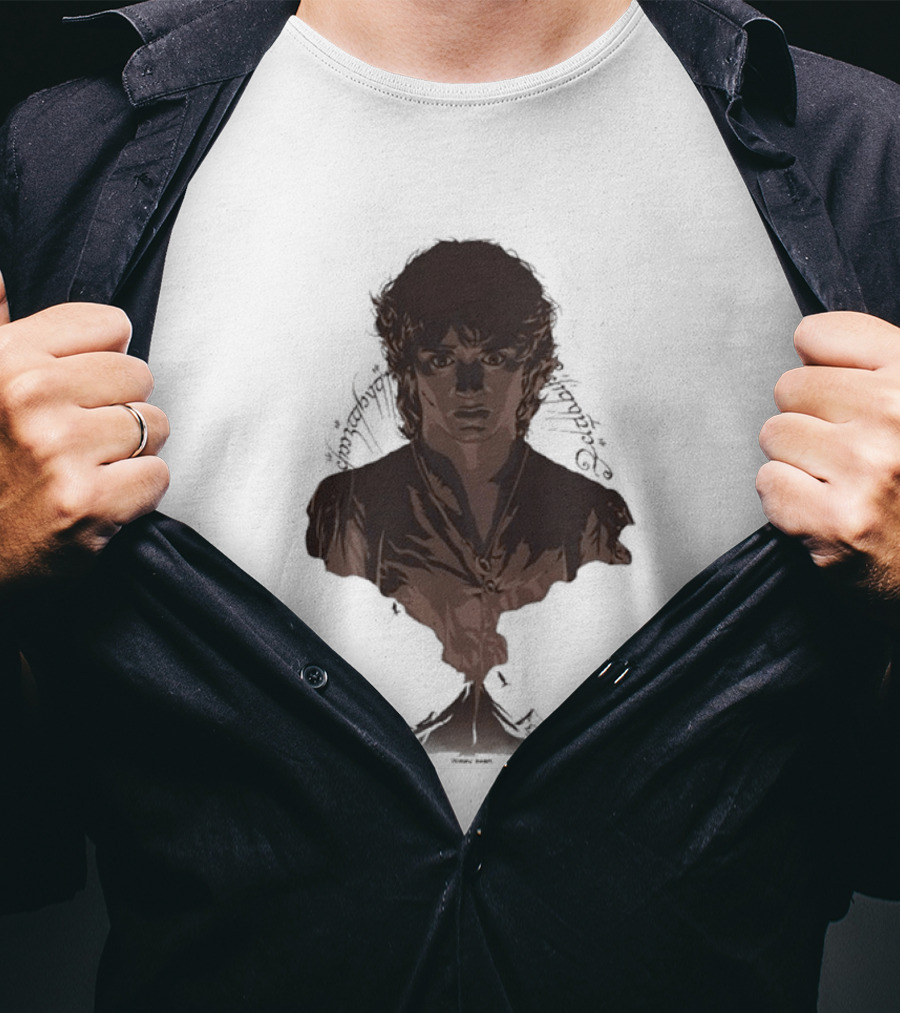 The Lord Of The Rings Frodo Bust Sculpture T-Shirt