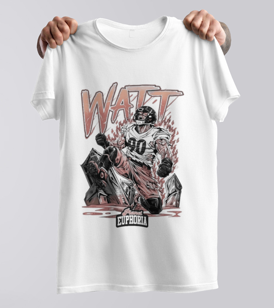 Watt Unstoppable Roar Number 90 Euphoria T-Shirt