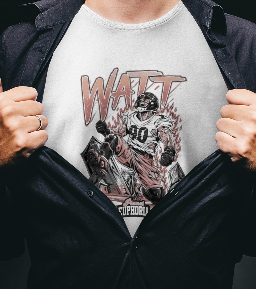 Watt Unstoppable Roar Number 90 Euphoria T-Shirt