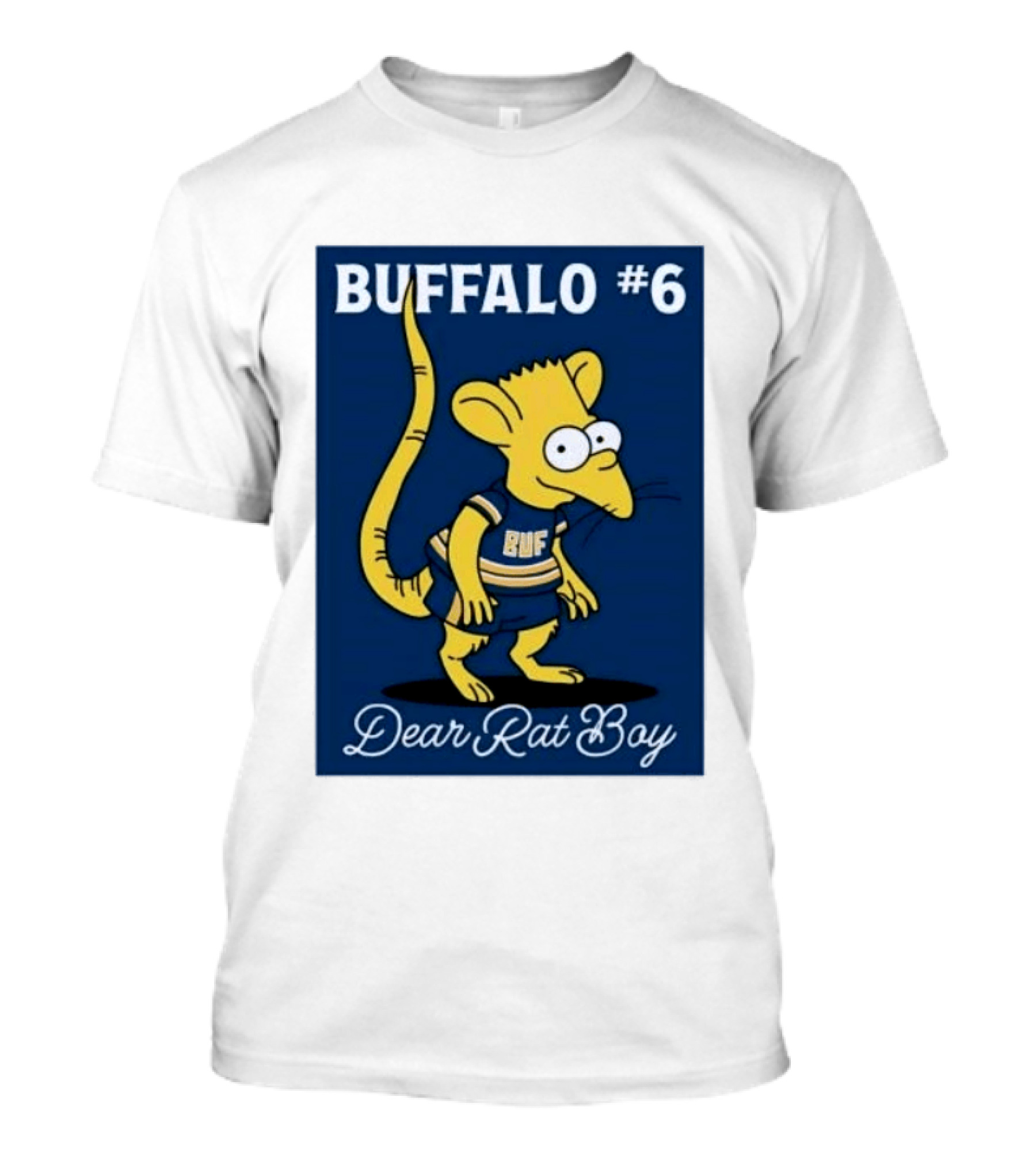 Buffalo #6 Dear Rat Boy BUF Jersey T-Shirt
