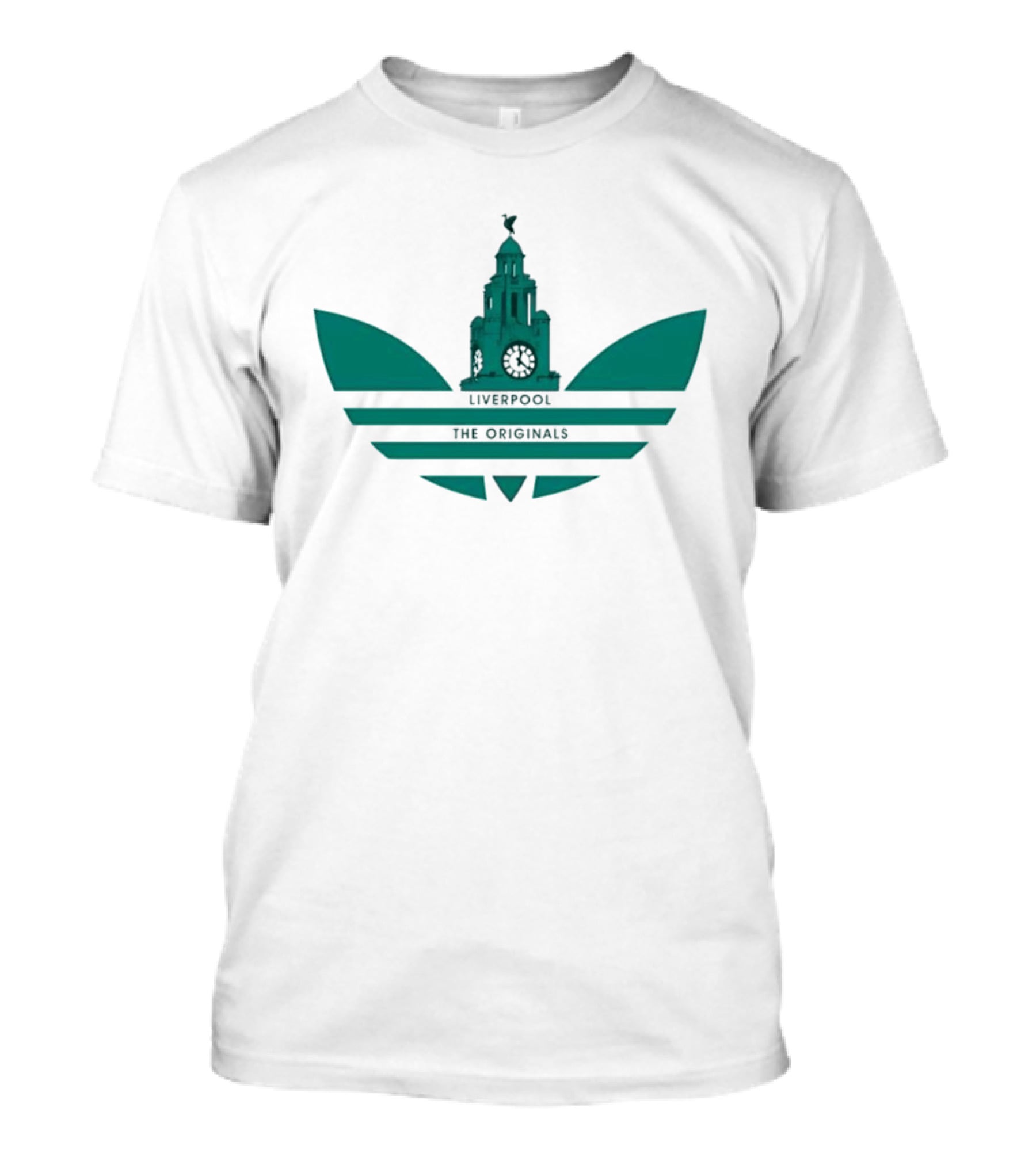 Liverpool The Originals Liver Building Wings T-Shirt