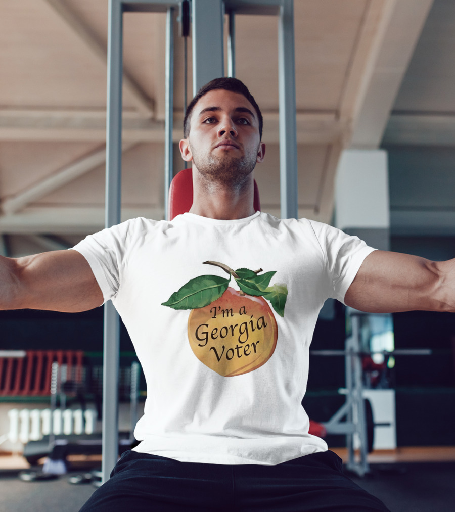 I'm A Georgia Voter Peach T-Shirt