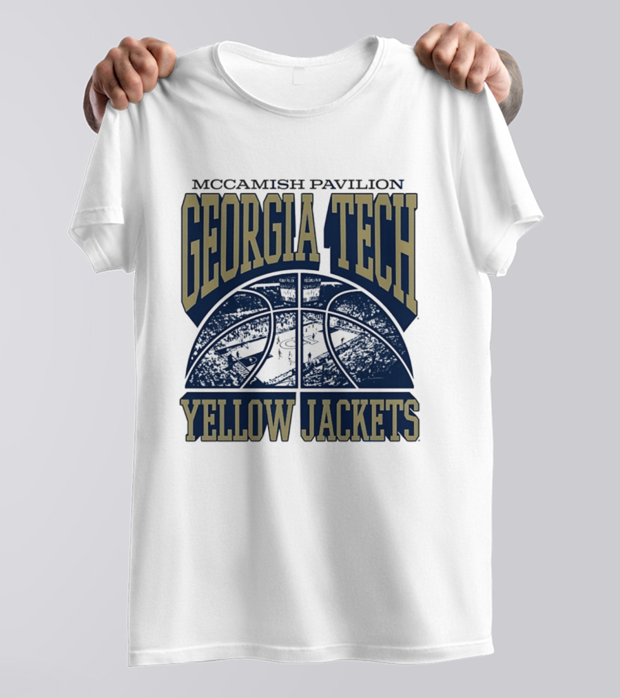 Georgia Tech Yellow Jackets Basketball McCamish Pavilion Georgia Tech Yellow Jackets T-Shirt