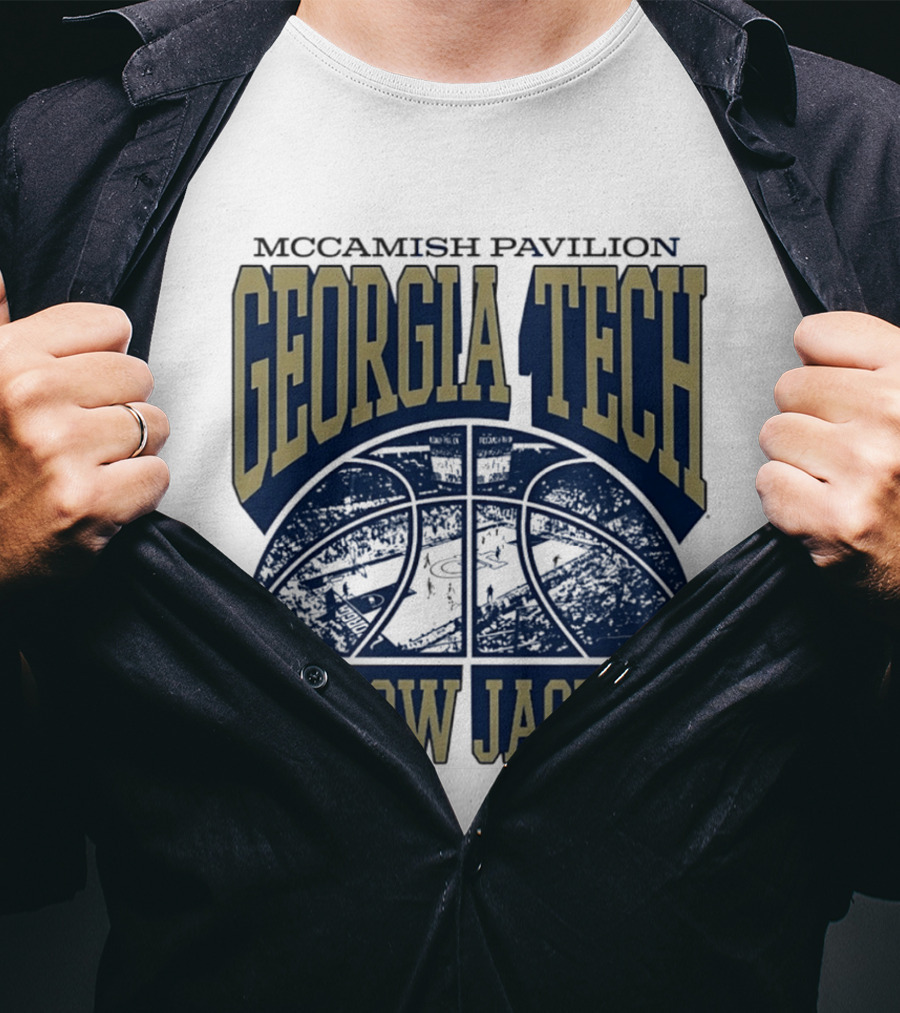 Georgia Tech Yellow Jackets Basketball McCamish Pavilion Georgia Tech Yellow Jackets T-Shirt