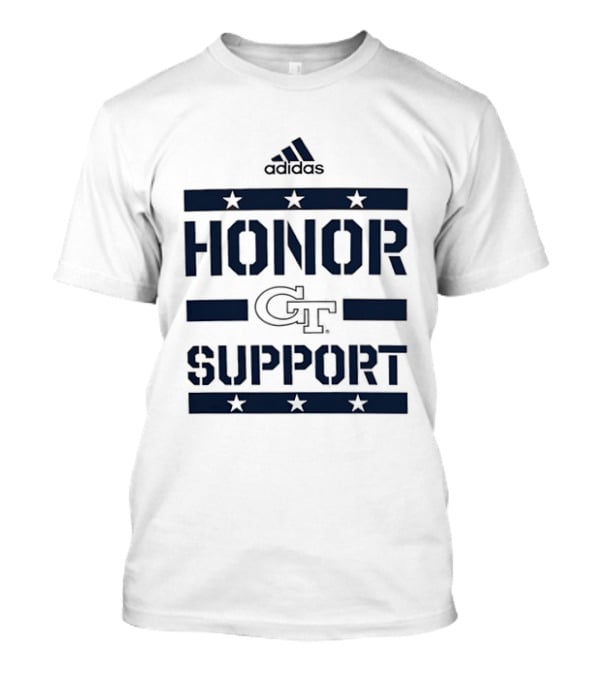 Adidas Georgia Tech GT Honor Support Stars T-Shirt