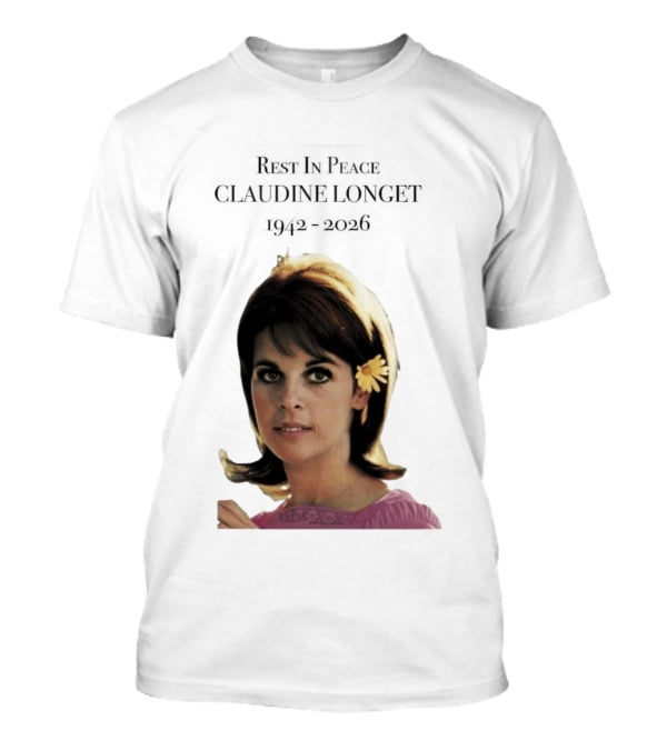 Rest In Peace Claudine Longet 1942 2026 Floral T-Shirt