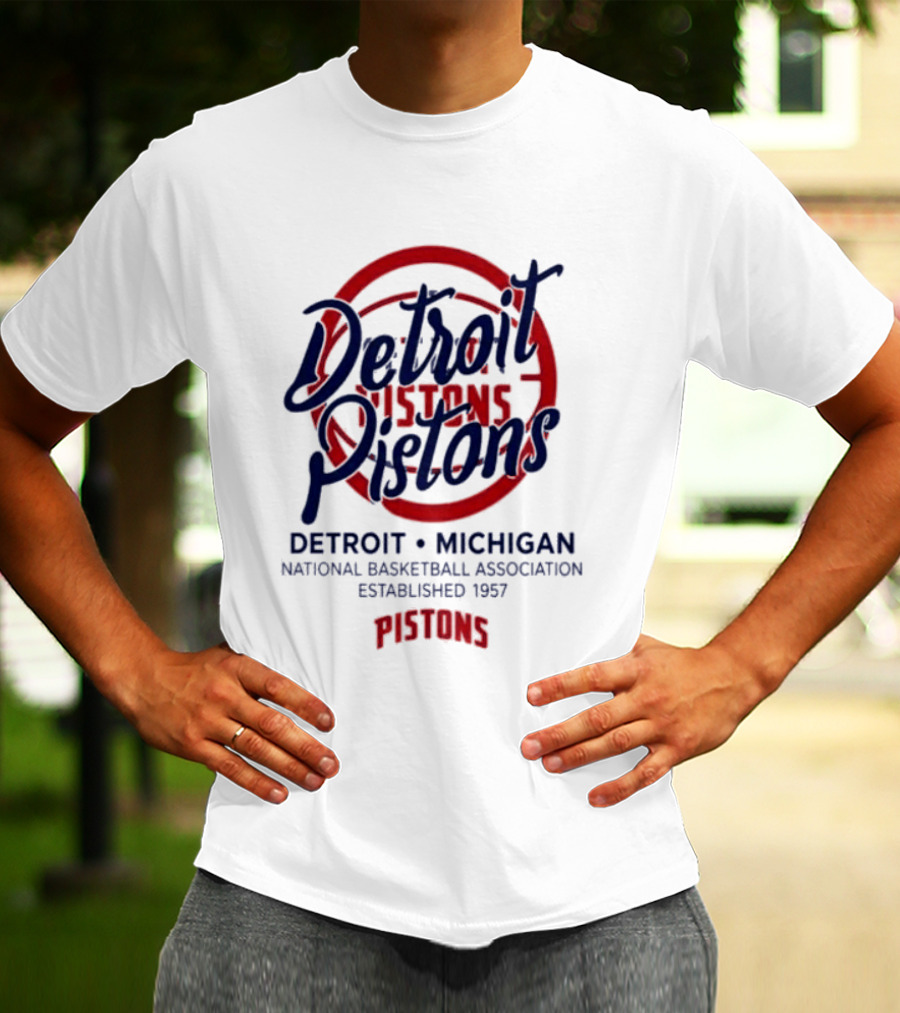Detroit Pistons National Basketball Association Established 1957 Michigan T-Shirt
