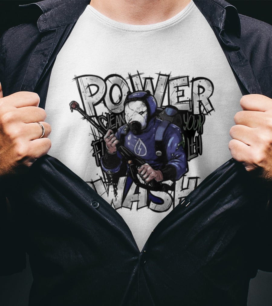 PowerWash Simulator Clean Your Fith T-Shirt