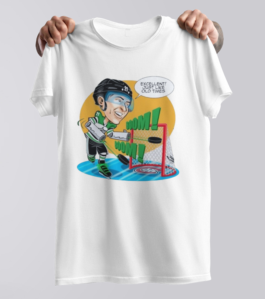 Jason Robertson Boom Excellent Just Like Old Times Hockey Goal T-Shirt