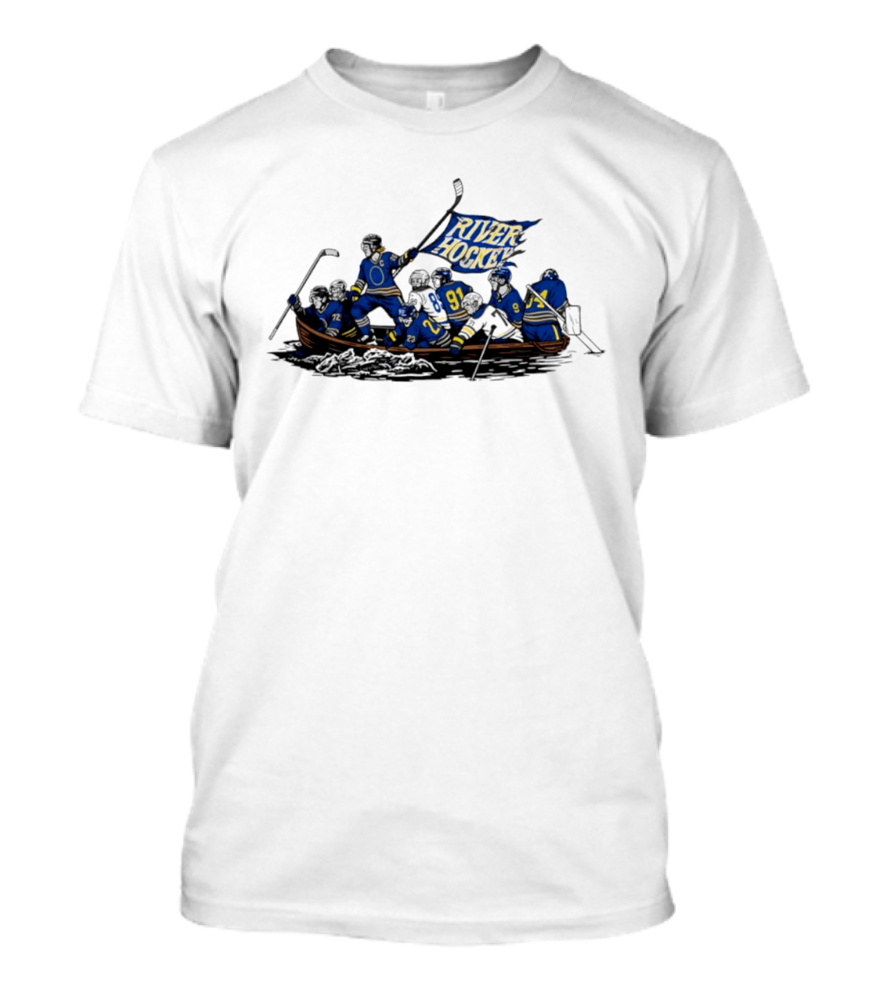 Crossing The Niagara River Hockey Buffalo Sabres USA 250th Anniversary T-Shirt