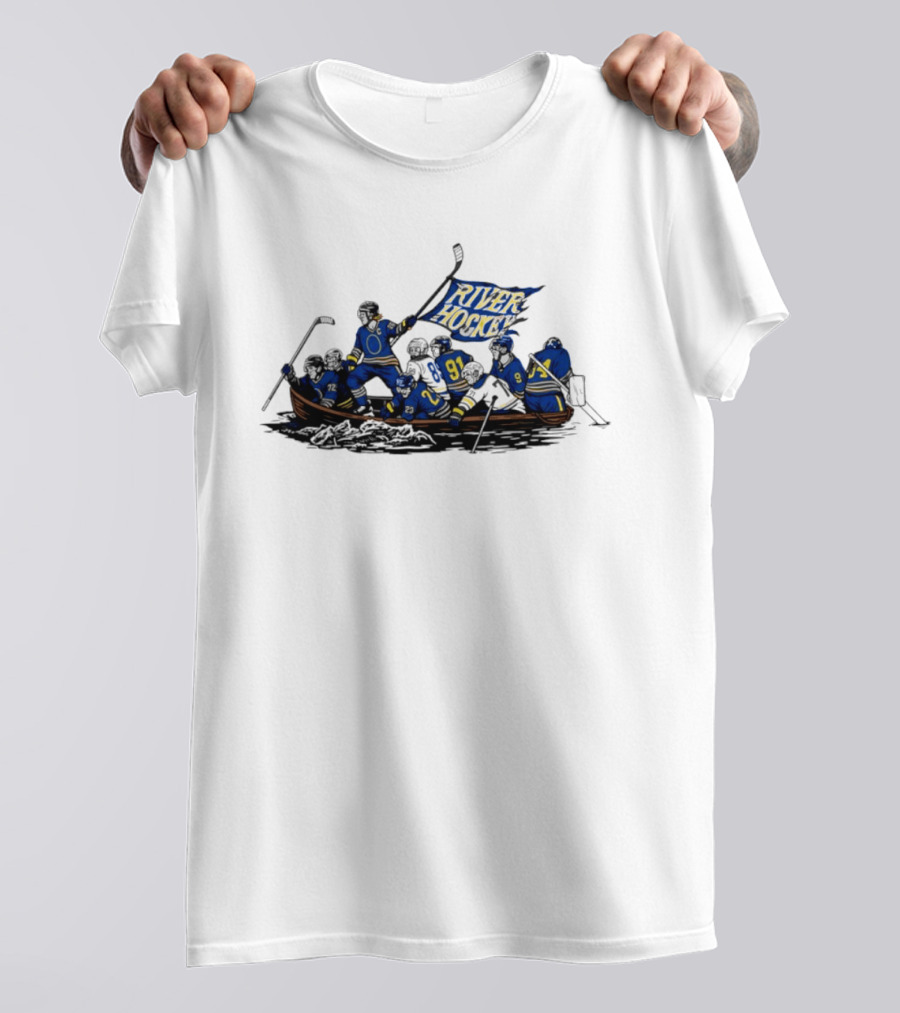 Crossing The Niagara River Hockey Buffalo Sabres USA 250th Anniversary T-Shirt