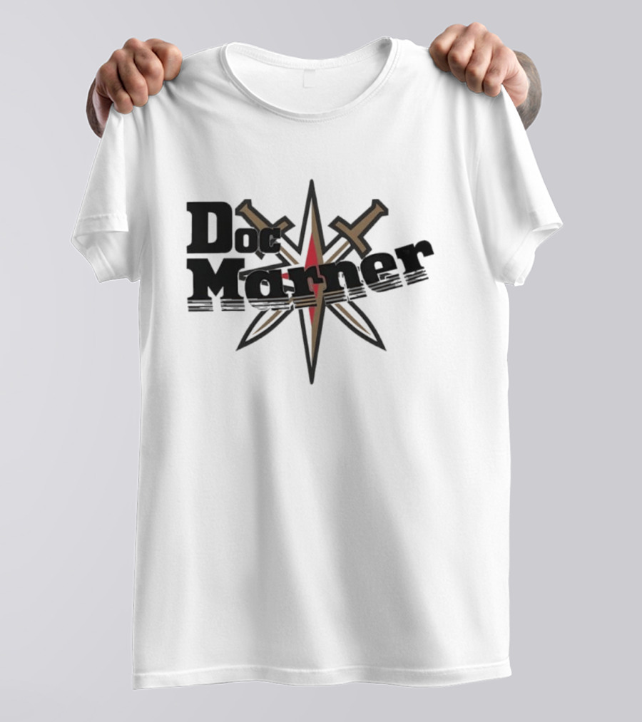 Doc Marner Vegas Golden Knights Hockey Sword T-Shirt