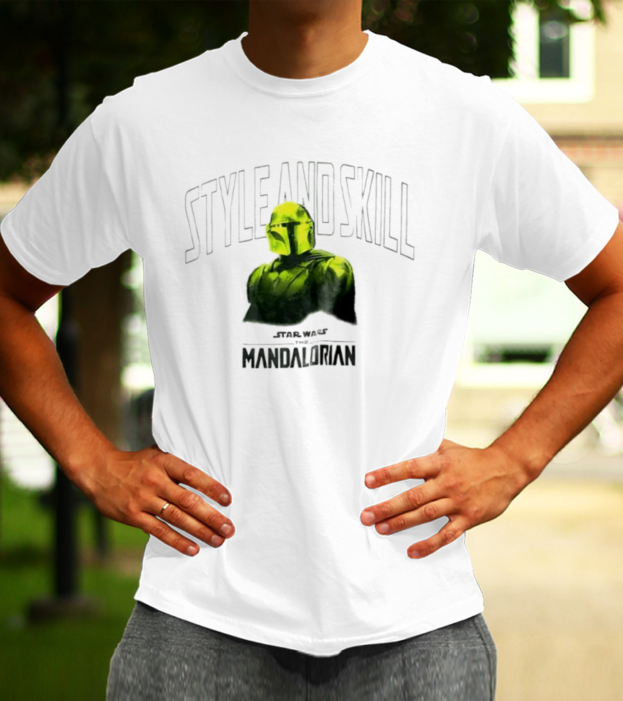 Star Wars The Mandalorian Style And Skill T-Shirt