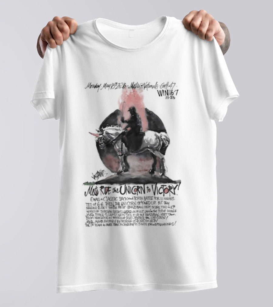 Mets Ride The Unicorn To Victory T-Shirt
