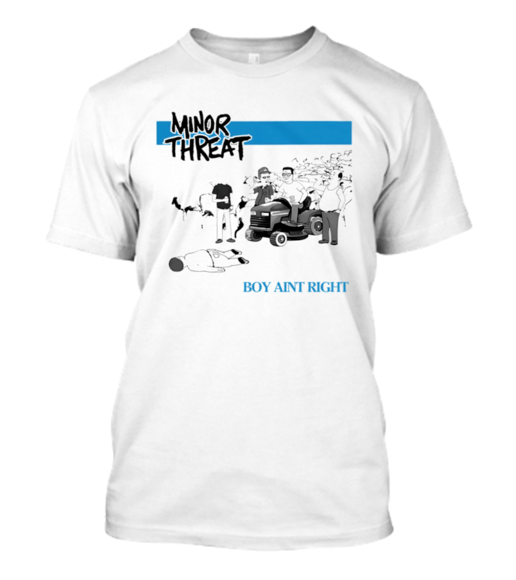 Minor Threat Boy Ain't Right Beer Mower Scene T-Shirt