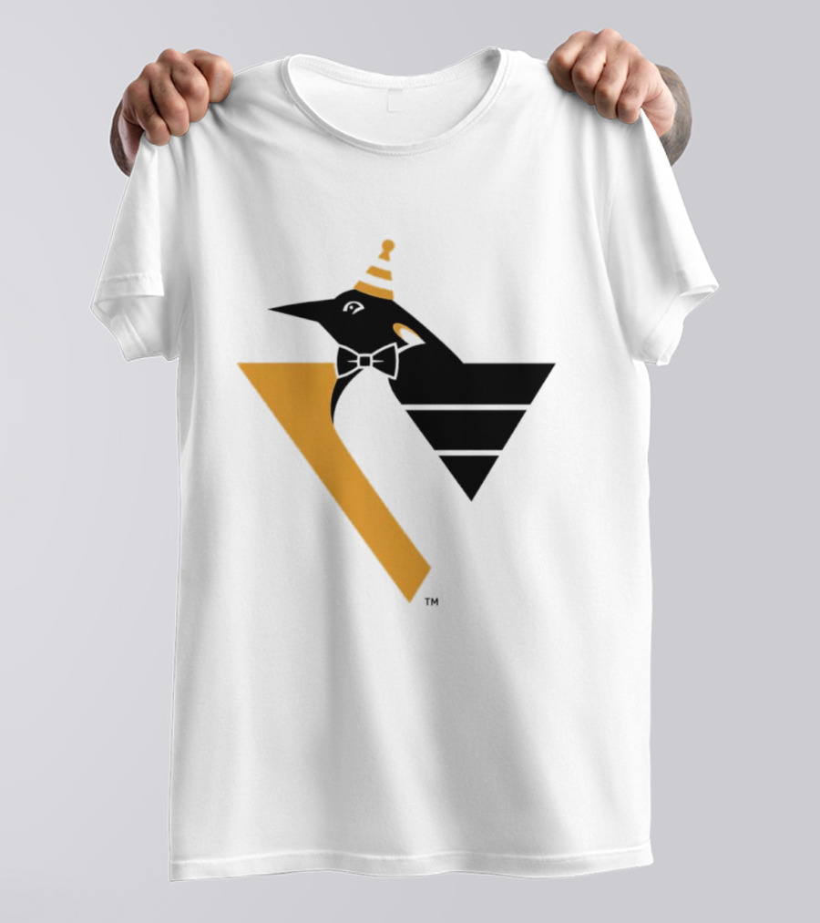 Pittsburgh Penguins Happy Birthday RoboPenguin NHL Party T-Shirt