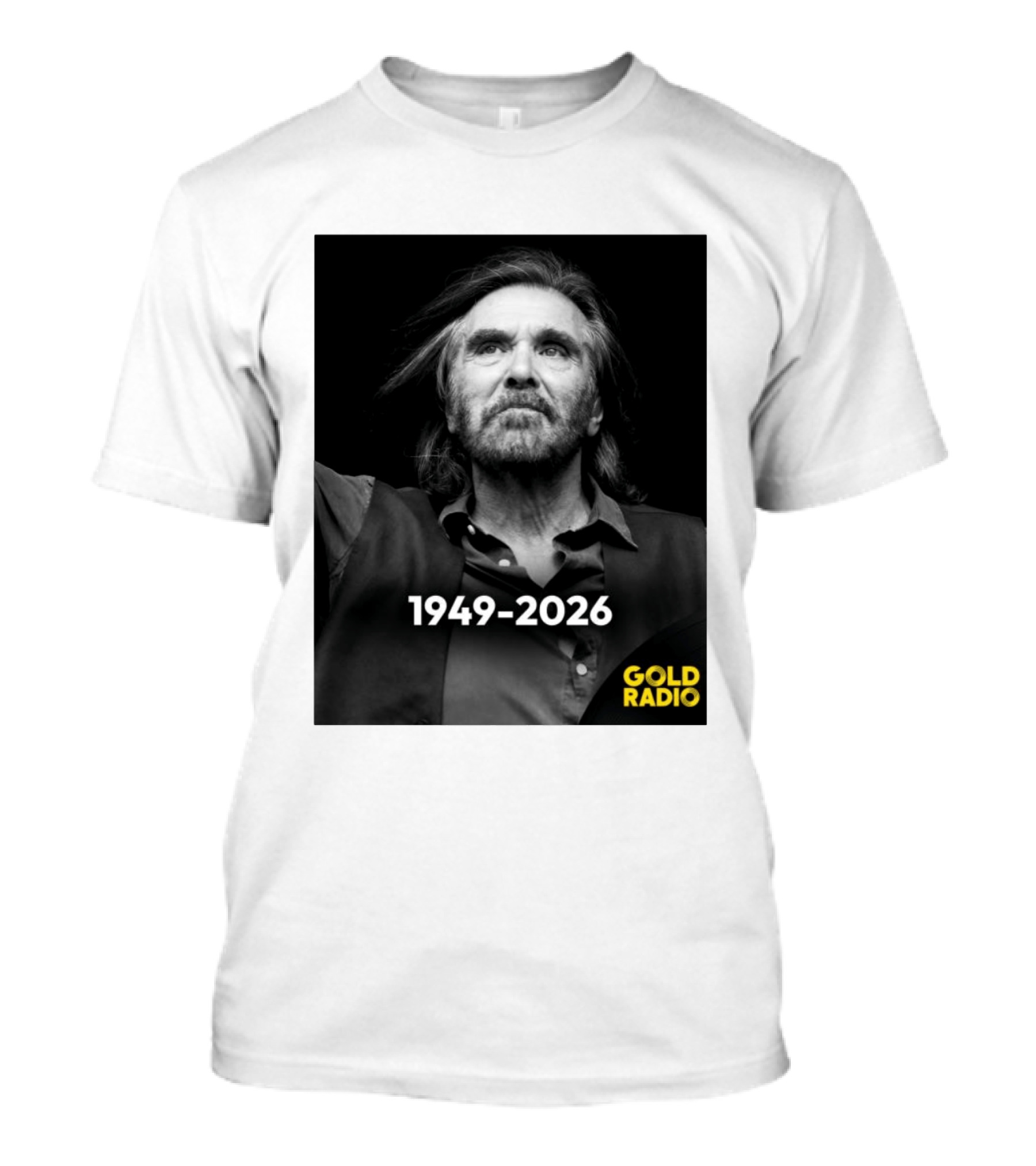 Dr Hook Singer Dennis Locorriere 1949 2026 Gold Radio T-Shirt