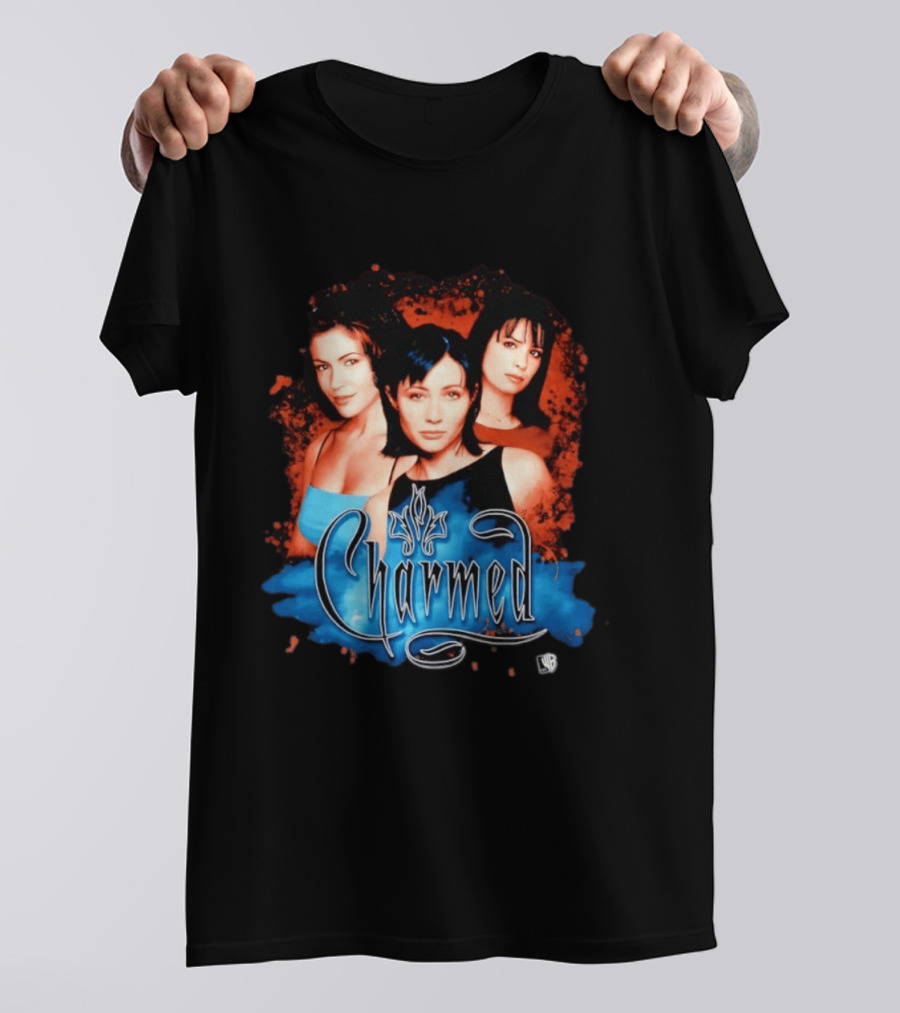 Charmed 1998 Prue Piper Phoebe Iconic Magic Sisters T-Shirt