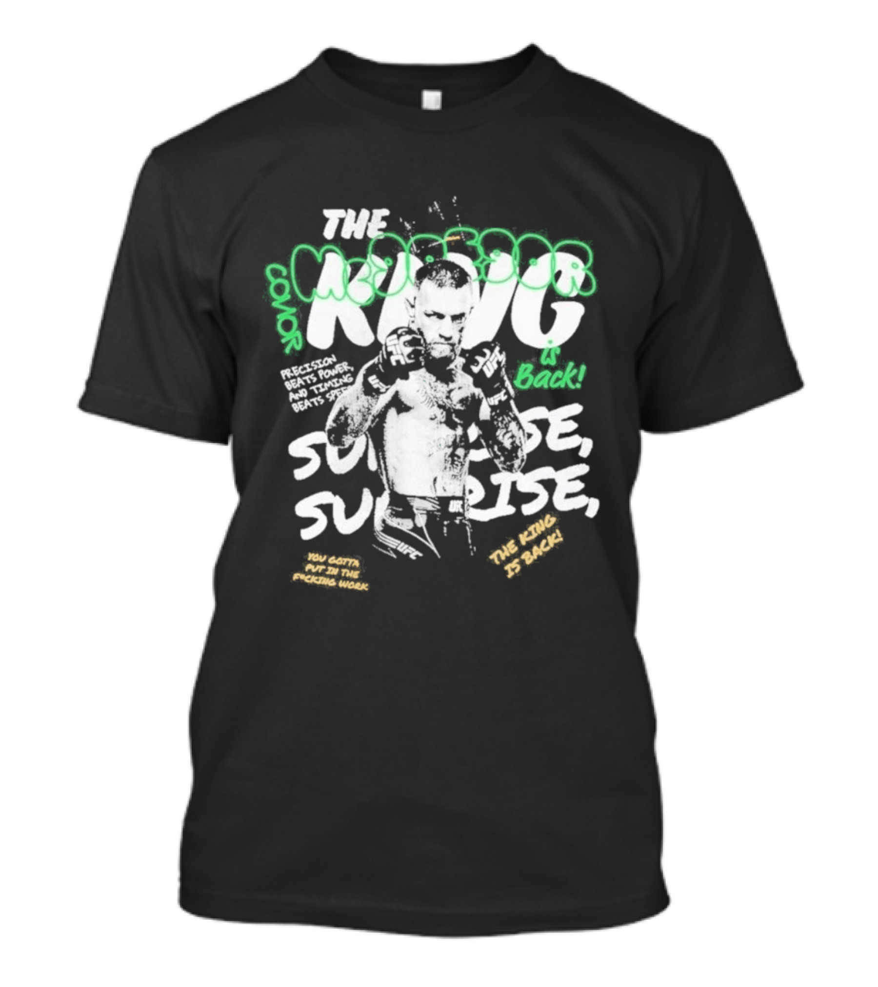 The Notorious Conor McGregor The Champ Sunrise Surprise Boxing Legacy T-Shirt